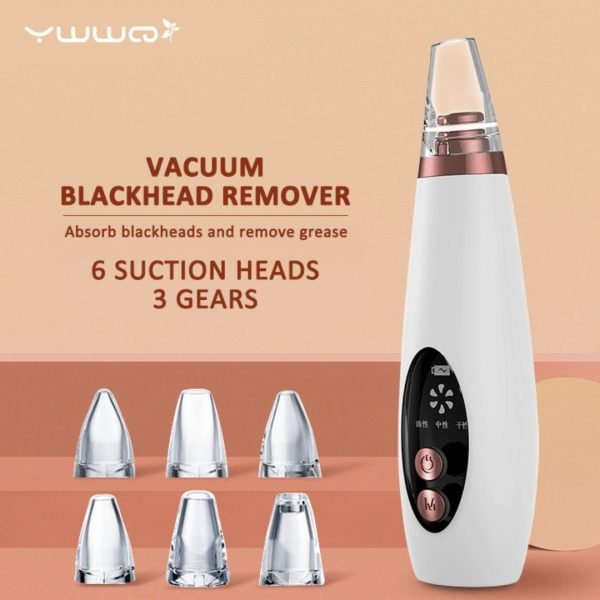 6-In-1 Blackhead Remover Cleaner Vacuum Tool (Rechargeable)