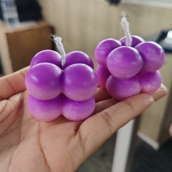 Mini Bubble Candle (2 piece)