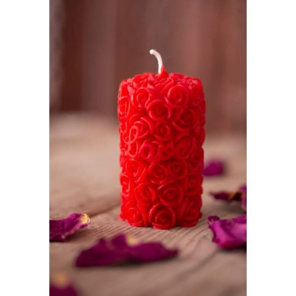 Rose candle - 1 piece