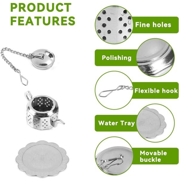 Teapot Shape Stainless Steel Tea Filter