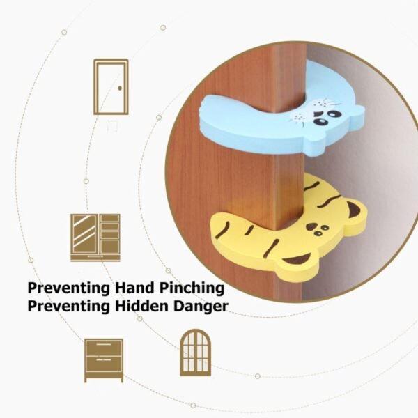 Baby Safety Door Stopper / Protector (5 Pcs Set)